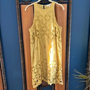 Mystree Yellow Sleeveless Dress